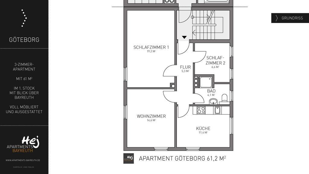 Hej Apartments Байройт Экстерьер фото